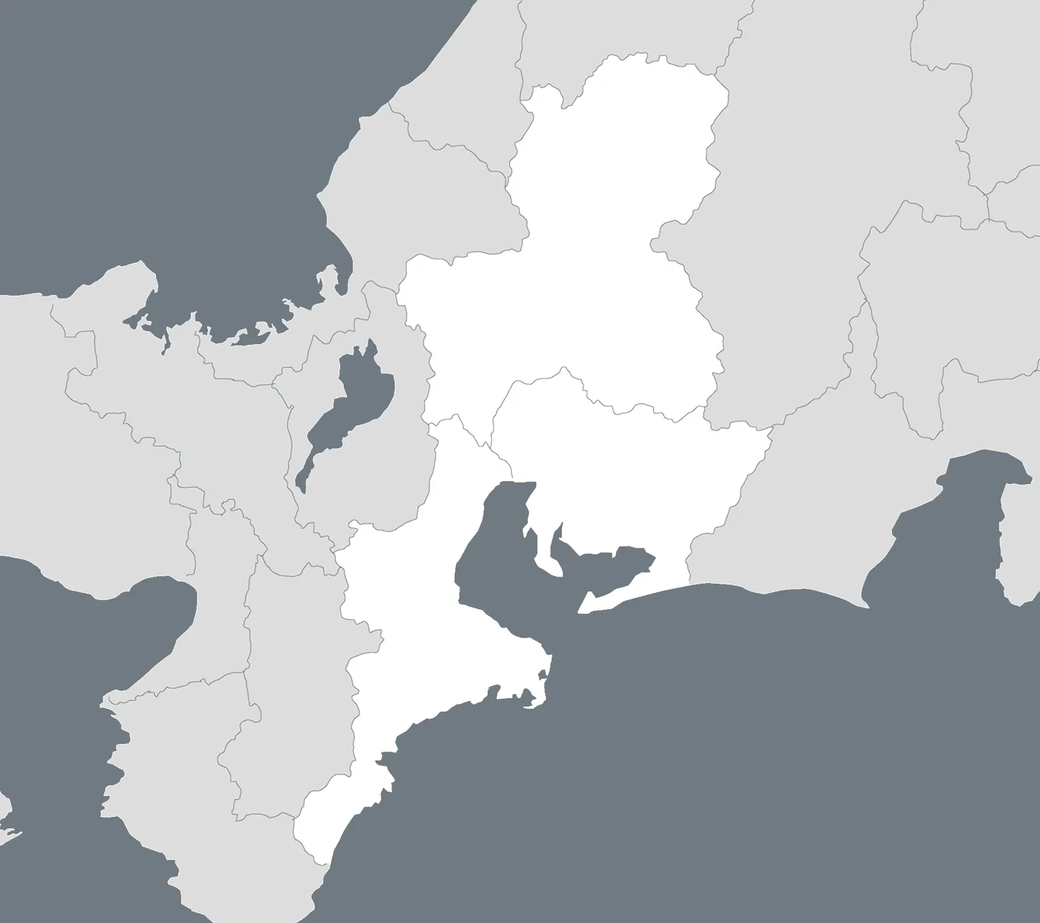 東海3県マップ